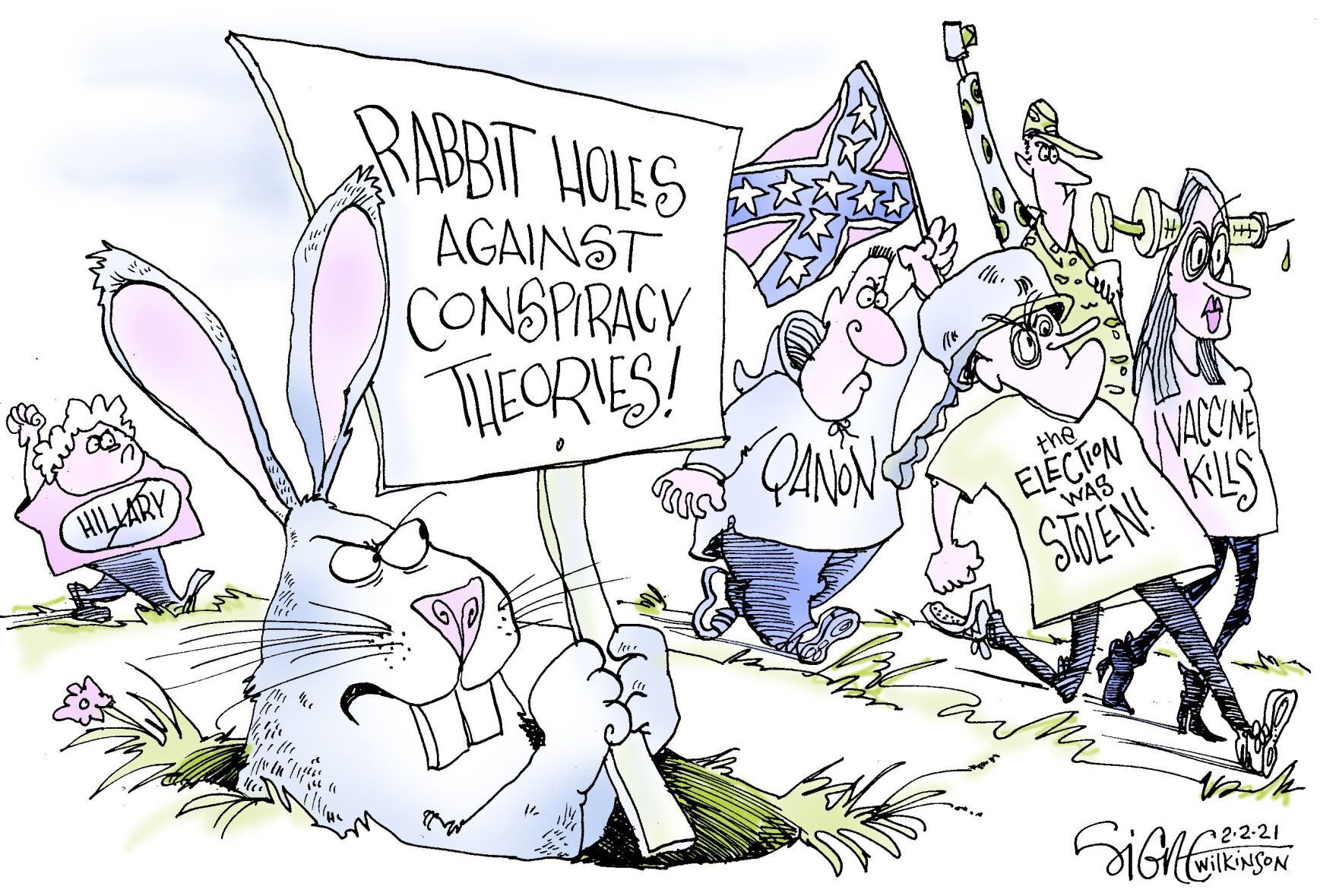 Signe Wilkinson cartoon
